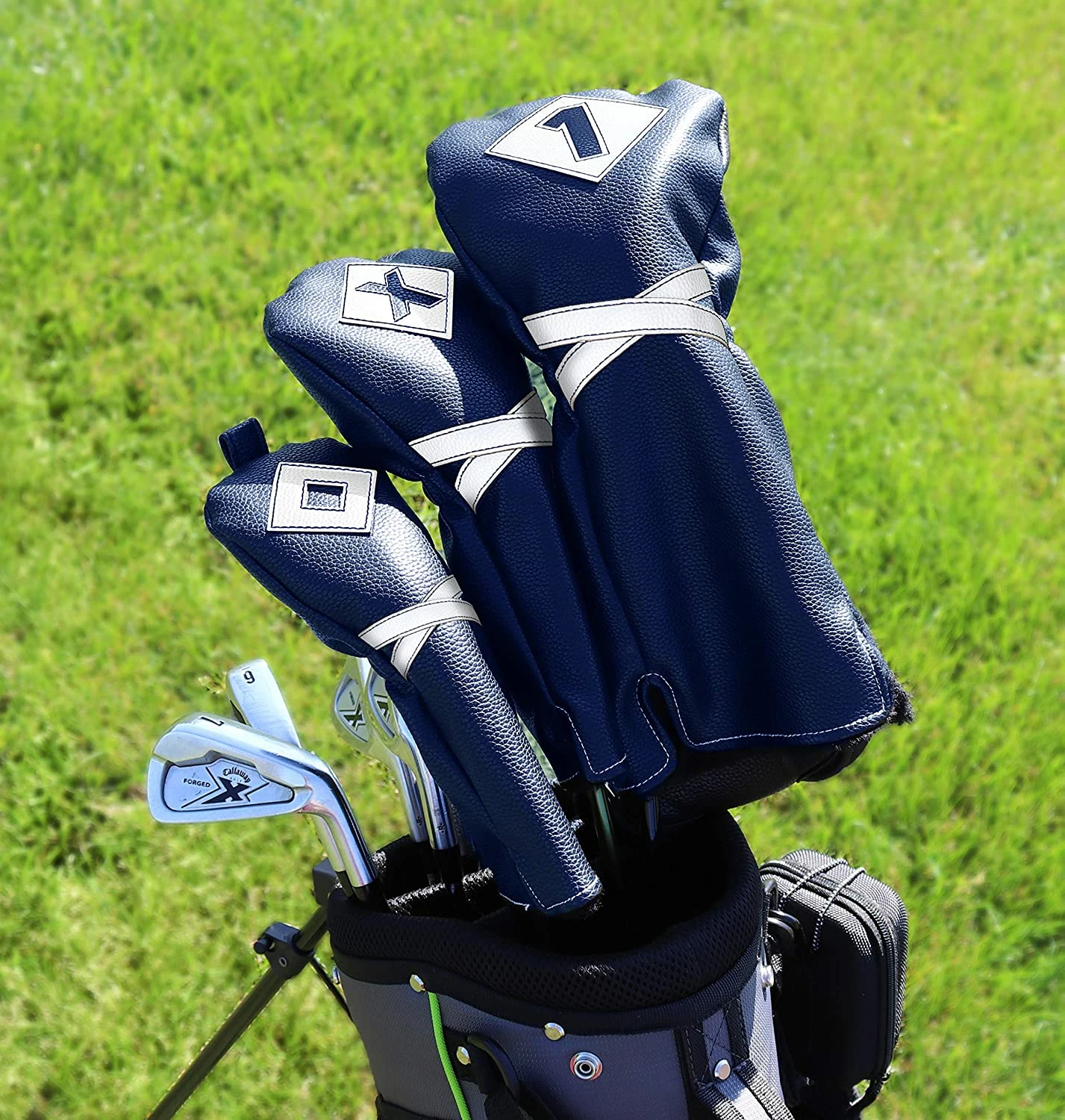 Izzo Golf Izzo Premium Hybrid Headcover 5 Izzo Golf Izzo Premium Hybrid Headcover - Image 3