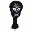Creative Covers Skull Head Cover -GOLF CLUB COVERS Sales Black skul