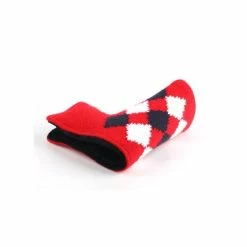 HNM Golf Volf Golf Classic Knit Putter Cover - Red -GOLF CLUB COVERS Sales VolfGolfHeadcovers RedKnitPutter3