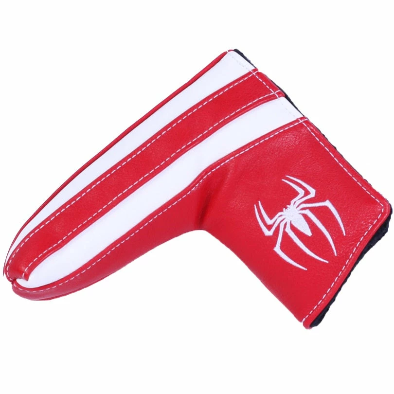 HNM Golf Volf Golf Red Synthetic Leather Spider Putter Cover 3 HNM Golf Volf Golf Red Synthetic Leather Spider Putter Cover