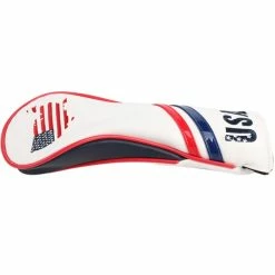HNM Golf Volf Golf Red White Blue Leather USA Headcovers -GOLF CLUB COVERS Sales VolfGolfHeadcovers USADriver2