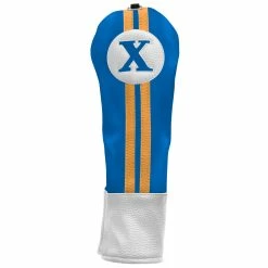 Hireko Sahara Retro Vintage #X Fairway Wood Headcovers -GOLF CLUB COVERS Sales fw x hc royal yellow
