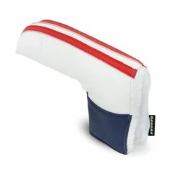 Hireko Sahara Retro Vintage Blade Putter Headcovers -GOLF CLUB COVERS Sales retro putter hc red white blue